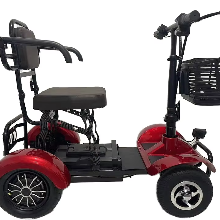 48V Electric Mobility Scooter for Elderly and Handicapped Foldable and Light Weight Open Body 4-Wheel Design